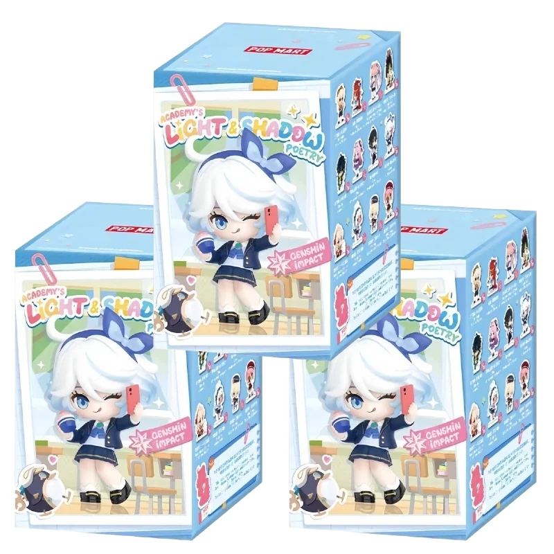 Neue Bestseller Original Popmart Genshin Impact Frohes Neues Jahr Q-Serie Handgefertigte Überraschungs-Blindbox Dekoration Sammlerstücke Geschenke