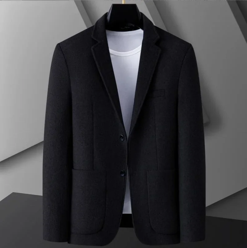 

New High Quality Wool Fashion Handsome Trend Business Casual Suit Coat Casual Business Young Suit Slim Blazers S-3XL