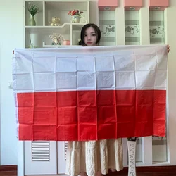 Poland Flag 90x150cm Thuringia Pl Pol Poland Flag Of Polish Polyester National Flags for Home Decoration