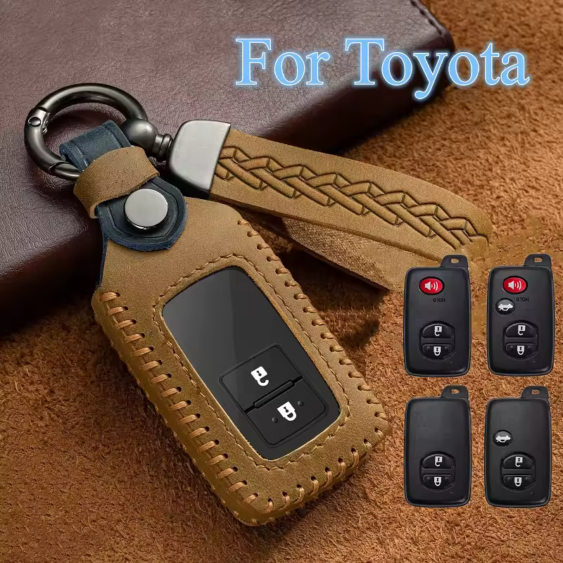 מקרה מפתח רכב רך עבור toyota אקווה rav4 סיירת קרקע גמרי camry carius pob מרחוק 2 3 לחצנים 2013 2014