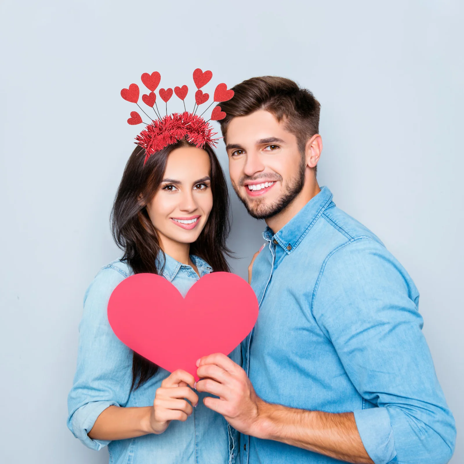 1 Zestaw Łuk i Strzały Kupidyna na Walentynki, Akcesoria do Kostiumów na Imprezę, Opaska z Sercem, Strój Cosplay, Dla Kobiet i Dzieci, Artykuły na Imprezę