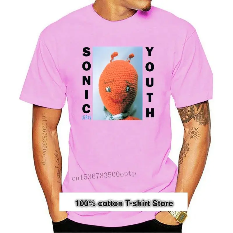 Camiseta oficial de Sonic Youth para hombre, ropa de marca de Fitness, Album, Rock, Thurston, Harajuku, nueva