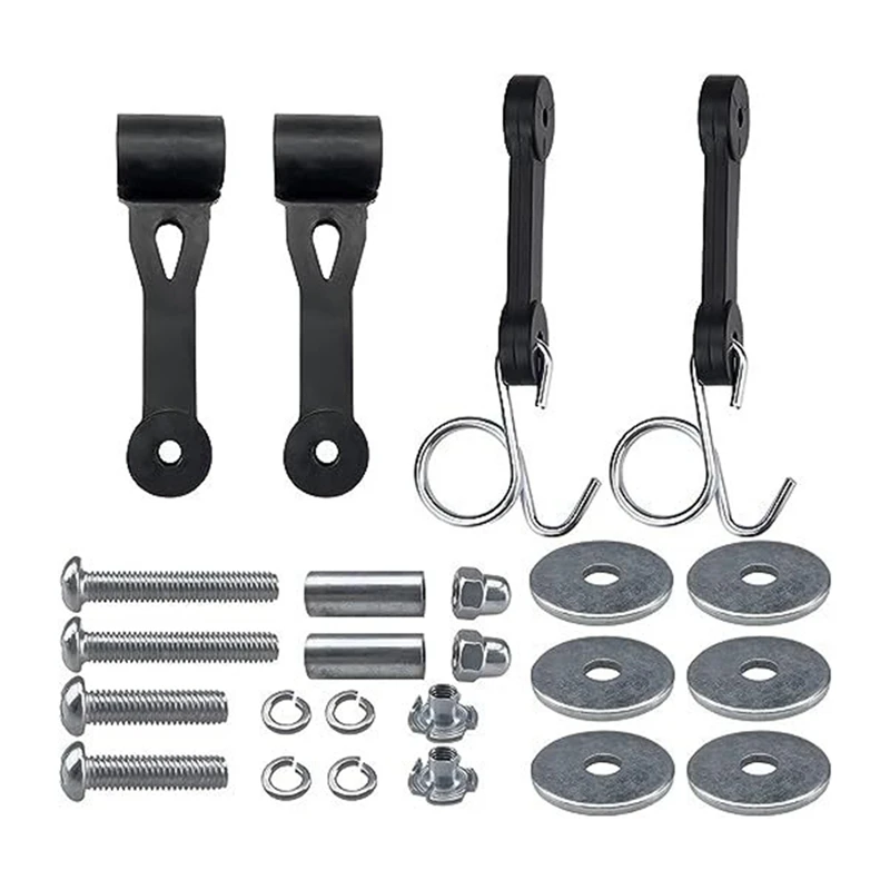109808 X 160793 Riegelbaugruppe Bagger Hood Latch Straps kompatibel mit Garten-Rasentraktoren für 42 Zoll und 46 Zoll Decks
