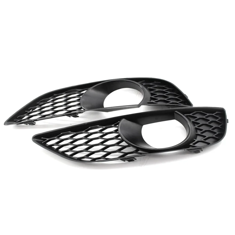 

AU34-1Pair Fog Lamp Cover Fog Light Grille Fog Lamp Hood For Q7 4L 2009-2014 S-Line N/S 4L0807675C 4L0807676C