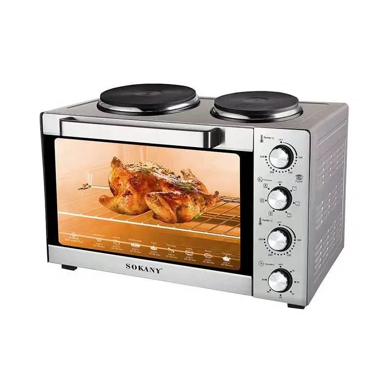 

Sokany 466 Two-in-one Electric Oven 65 Liter Electric Rotisserie Oven Small Household Appliance Oven