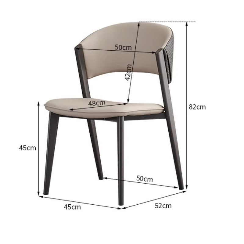 เก้าอี้รับประทานอาหารสไตล์อิตาลีสำหรับห้องนอน เก้าอี้รับประทานอาหารดีไซน์เรียบหรูสำหรับโรงแรม เฟอร์นิเจอร์ตกแต่งบ้านสุดหรู Cadeiras Lscy