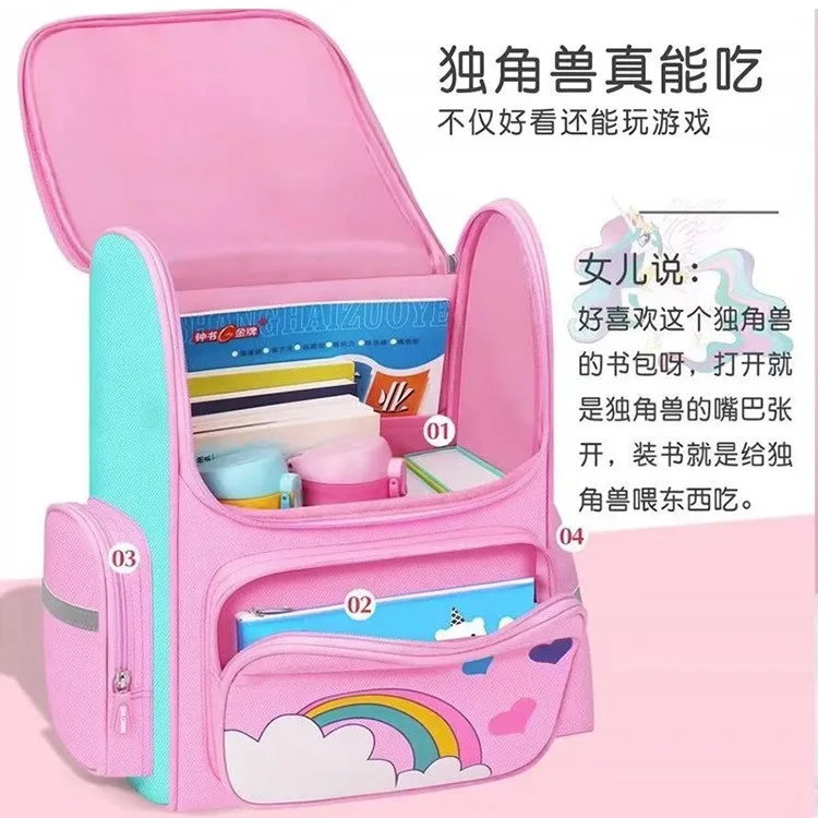 Kids' Ergonomic School Backpack (Grades 1-6) - usage example