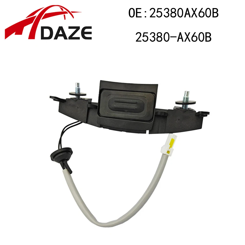 DAZE 25380AX60B 25380-AX60B Car Rear Trunk Boot Release Switch Lid Tailgate Opening Button For Nissan Micra K12 2002-2010