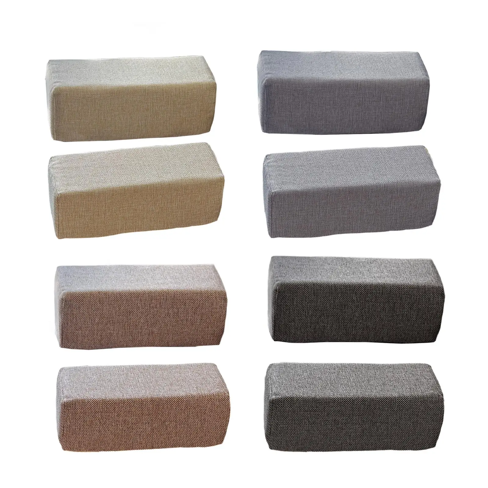 Almohadillas para reposabrazos de silla de oficina, soporte para codo, grueso, reutilizable, antideslizante, cómodo, 2 uds.