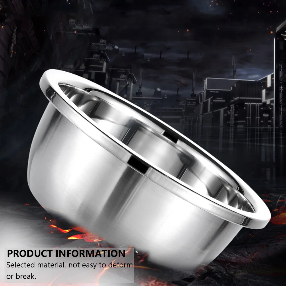 

3Pcs Stainless Steel Drain Bowl Set Kitchen Sink Basin Fruit Vegetable Drainer Basket Fast Drying Holder