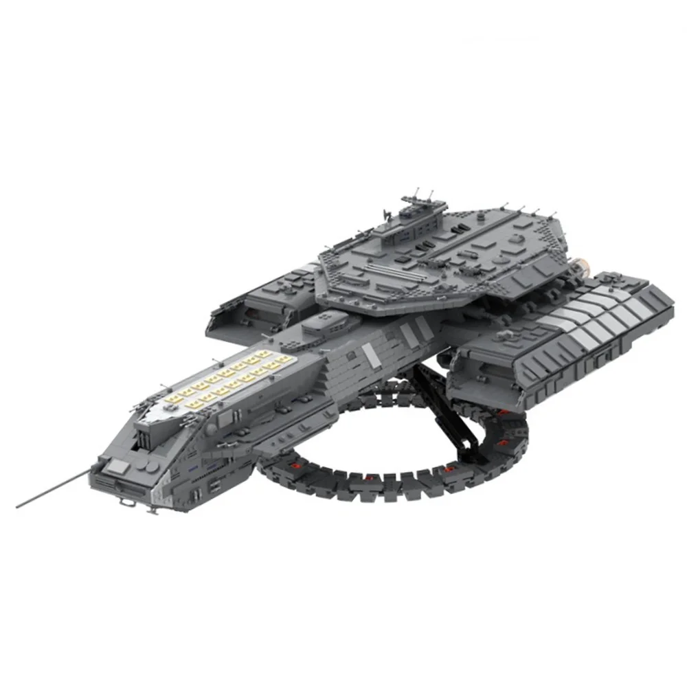 MOC Weapon Djarin's N-1 SG-1 USS Daedalus Starfighters Spaceship 75325 Building Blocks Toys for Children Gift