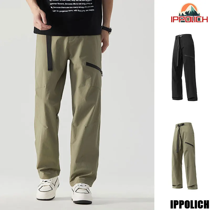 

Men Summer Lightweight Hiking Pant Breathable Comfortable Leisure Fishing Pant Outdoor Camping Mountaineering Quick Drying Pant