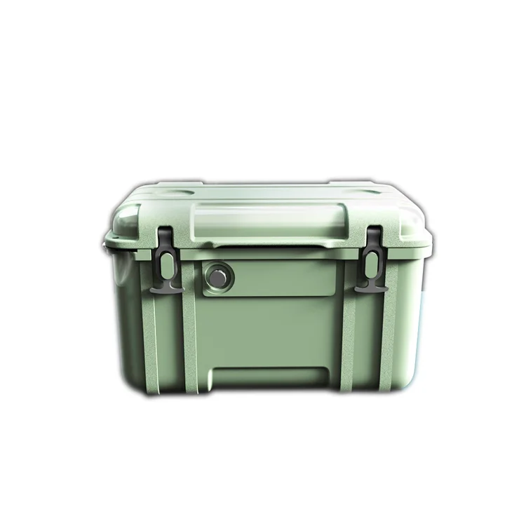 

25L Ice Cooler Box Portable Wheeled Hard Camping Picnic Cooler Box Custom Boxes With Logo Camping Accessories