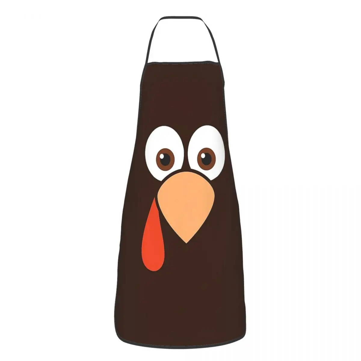 

Cartoon Turkey Polyester Aprons Thanksgiving Day 52*72cm Kitchen Baking Bib Tablier Hotel Pinafores for Chef Barista