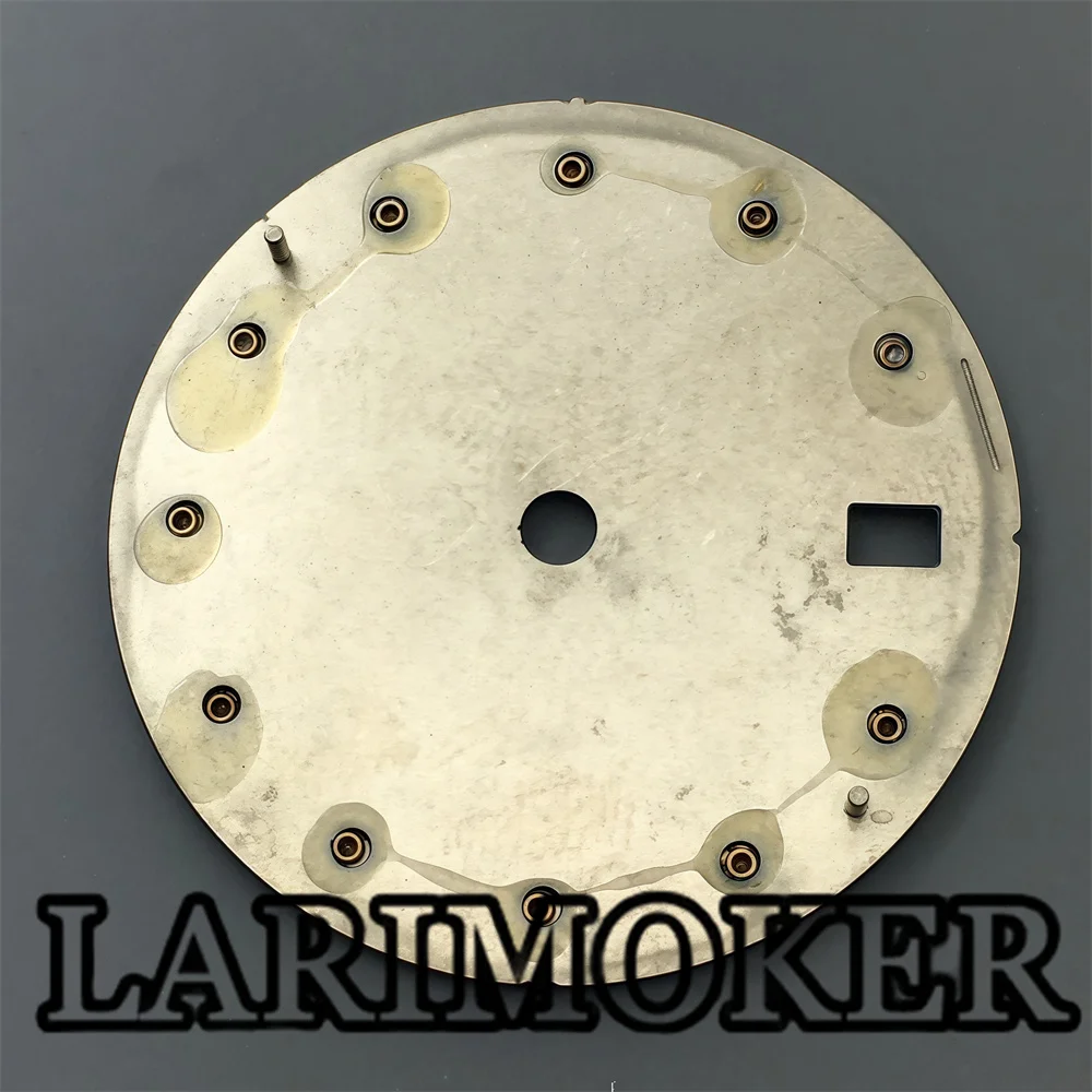 LARIMOKER 29 ملم قرص ساعة ذهبي وردي فضي الماس مؤشر مطابقة الأيدي مجموعة مناسبة للحركة التلقائية NH35 NH36