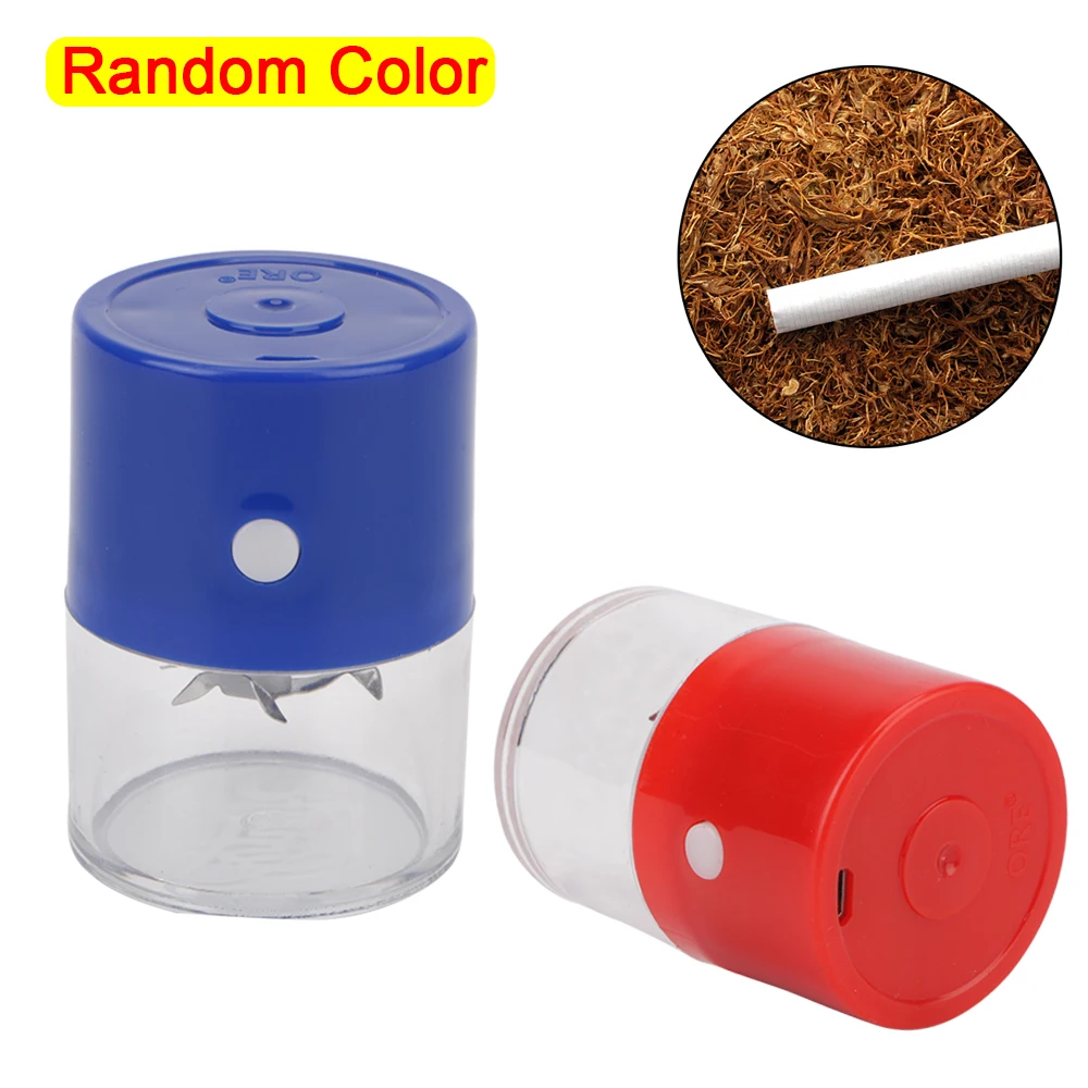 Crusher Metal Tobacco Grinder Rechargeable Electric Cigarette Accessories Crank Smoke Spice Muller Machine Portable
