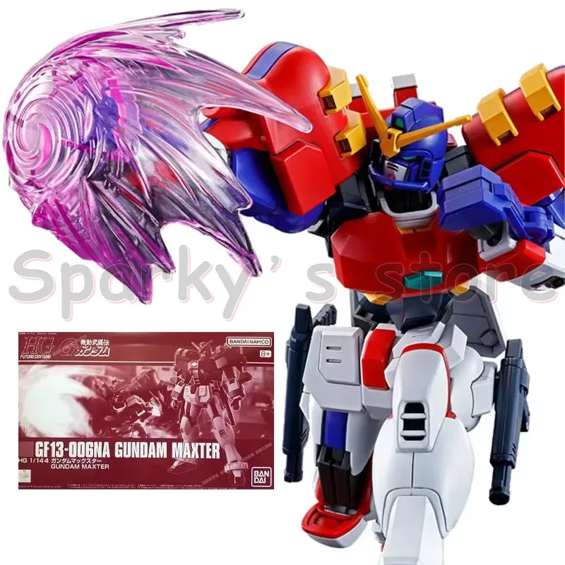 Bandai Original HG MOBILE FIGHTER G GUNDAM Anime Figure GUNDAM MAXTER GUNDAM ROSE GOD GUNDAM Figure Toys for Kids Gifts Model