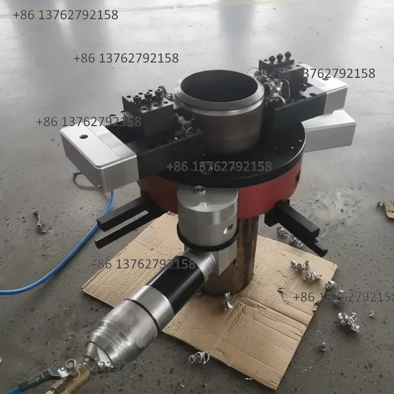 【2026】 OCP-168 Pneumatic High Safety Power Split Frame 2-6 Inches Steel Pipe Cold Chamfering Beveling Machine with CE