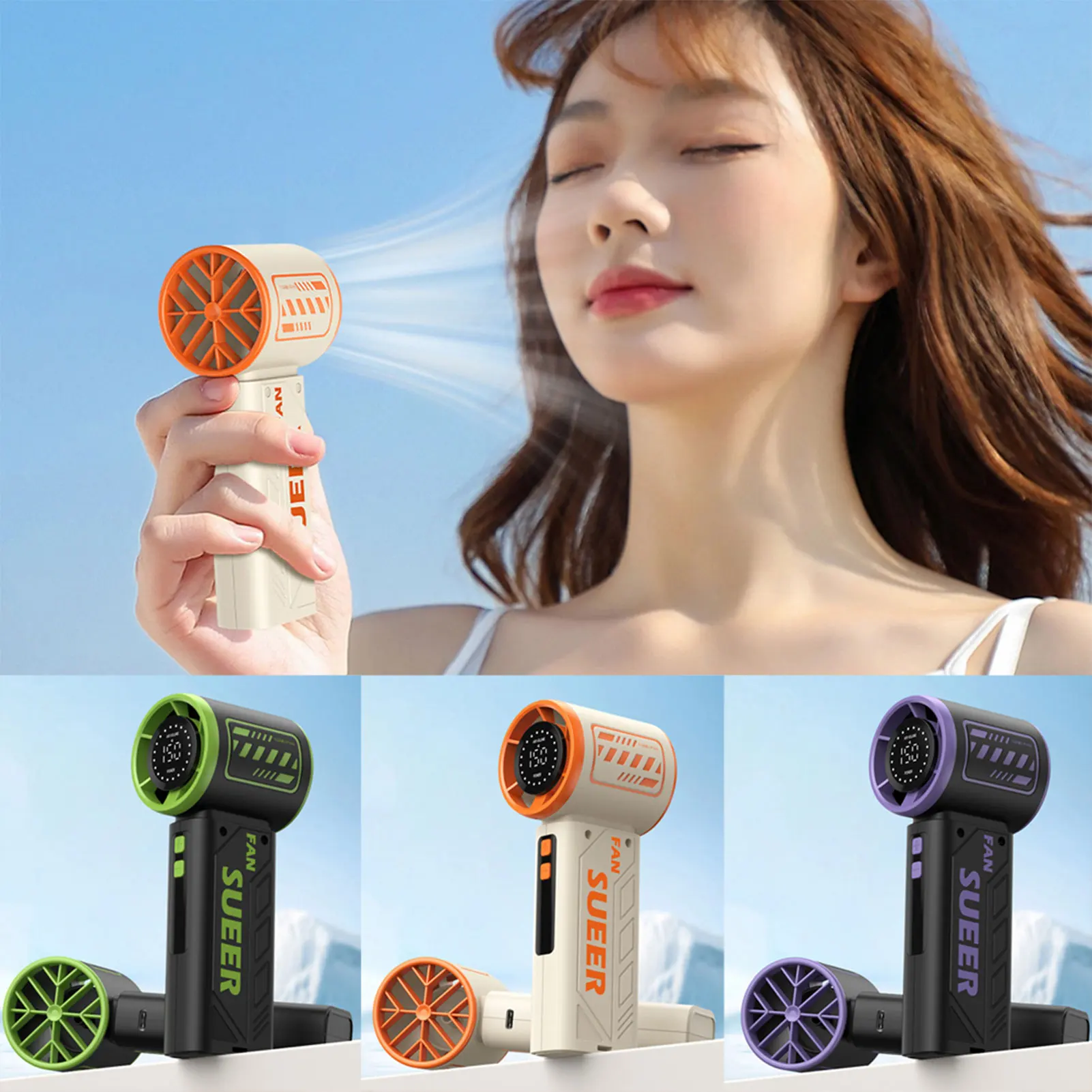 Portable Fan Air Conditioning,Portable Air Conditioner,air Cooler,fresh Air Fan,handdeld Fan,cooling Tools For Outdoor Travel