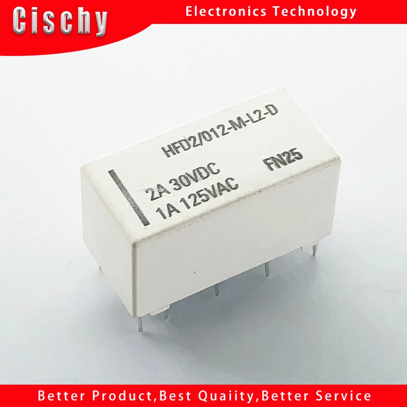 1pcs/lot HFD2/005 -M-L2 HFD2/024-M-L2 DIP10  HFD2-012 -M-L2  HFD2-024-M-L2 relay In Stock