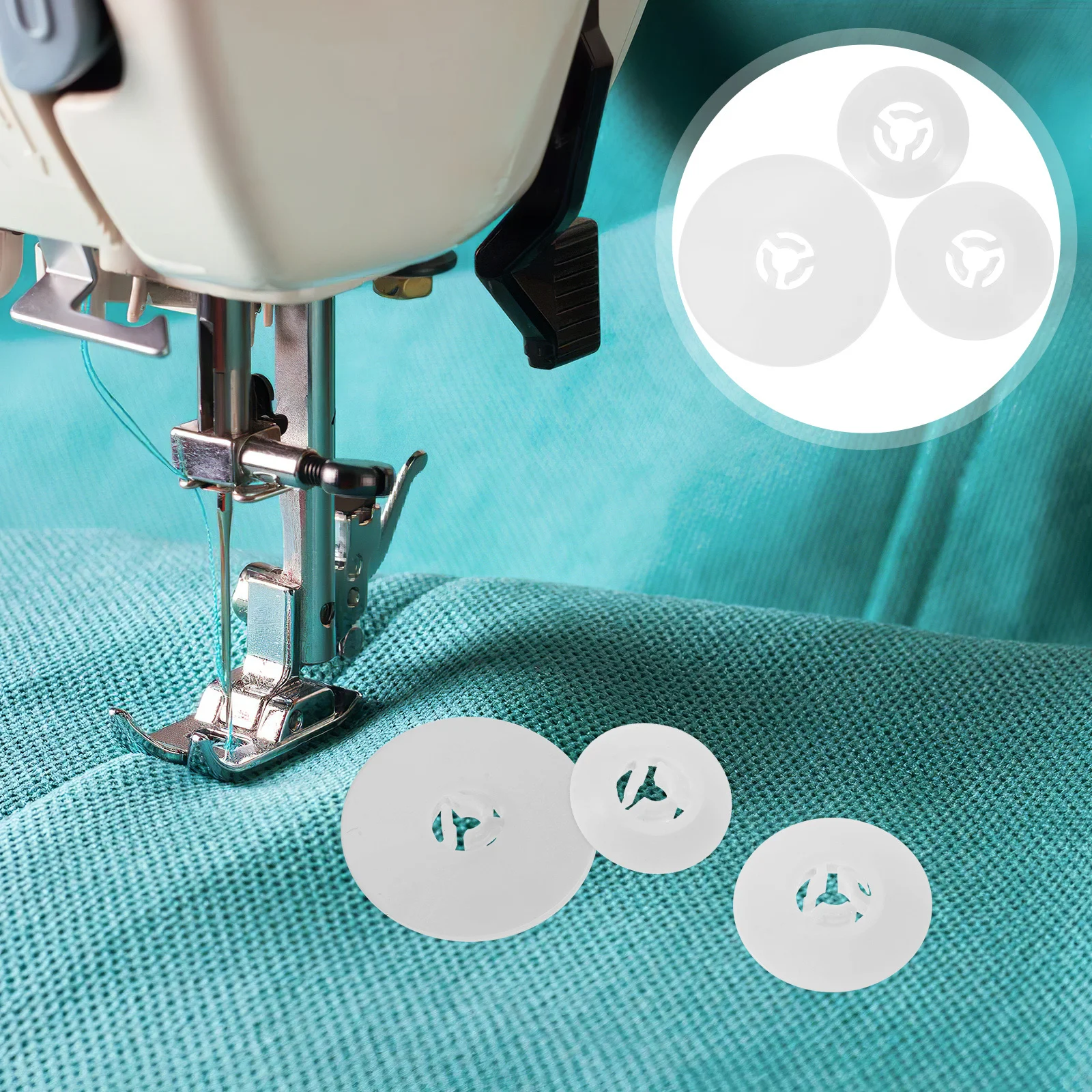 

6 Pcs Sewing Machine Accessory Durable Supplies Embroidery Professional Spool Pin Cap Caps Craft Supply Plastic