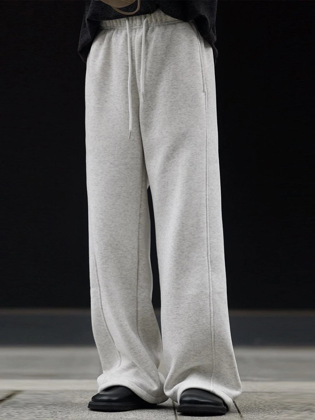 

Women's Fce Lined Thi Wide Leg Pants Dstring Loose Straight Cut Trousers Comfortable All Season Long Pants