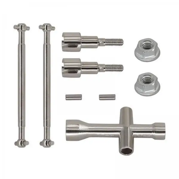 Metal RC Car Drive Shaft Upgrade Accessory 1 16 Scale Parts for 16101PRO 16102PRO 16201PRO