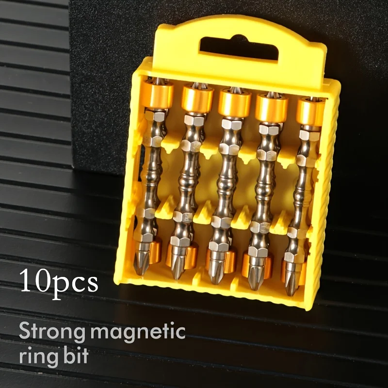 PH2 Härtegrad 65/110mm Schraubendreher-Bit Doppelkreuz-Kopf Sechskantgriff Elektrischer Schraubendreher mit Magnetring Schraubendreher-Set – Detail 3