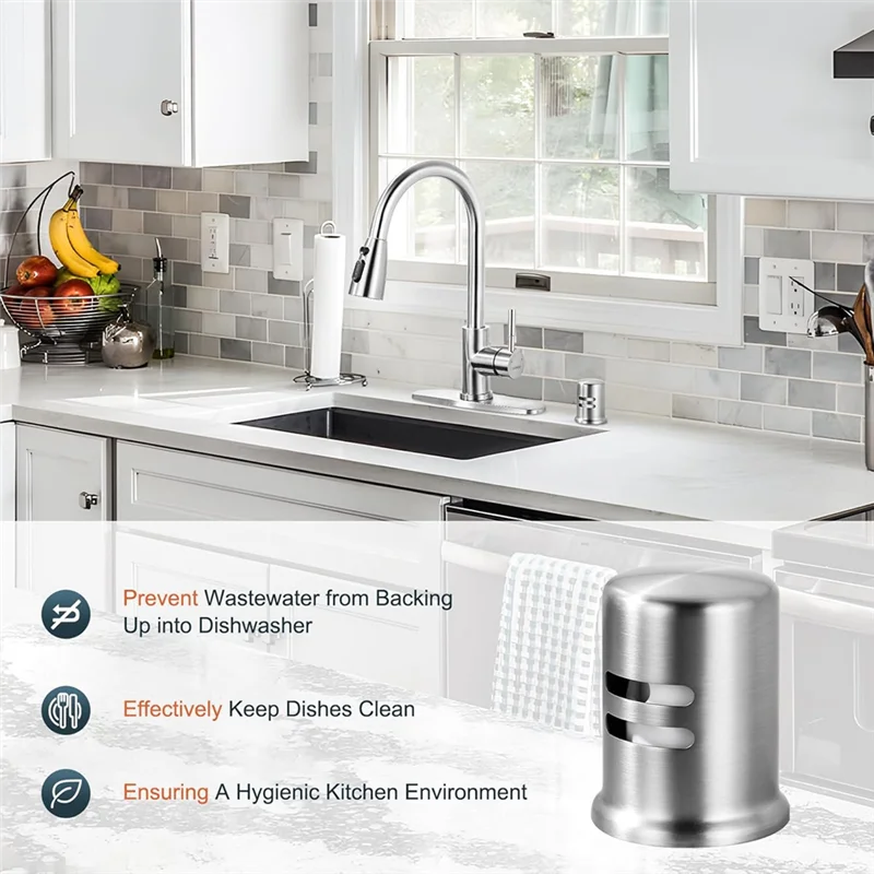 

ABKU-крышка вентиляционных зазоров для посудомоечной машины, колпачки вентиляционных зазоров для посудомоечной машины для кухонной мойки, комплект вентиляционных колпачков из твердой латуни для посудомоечной машины