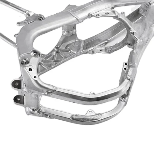 CNC manufacturer HKAA custom Motorcycle Custom Accessories Aluminum Body metal high quality light chopper motorcycle main frame