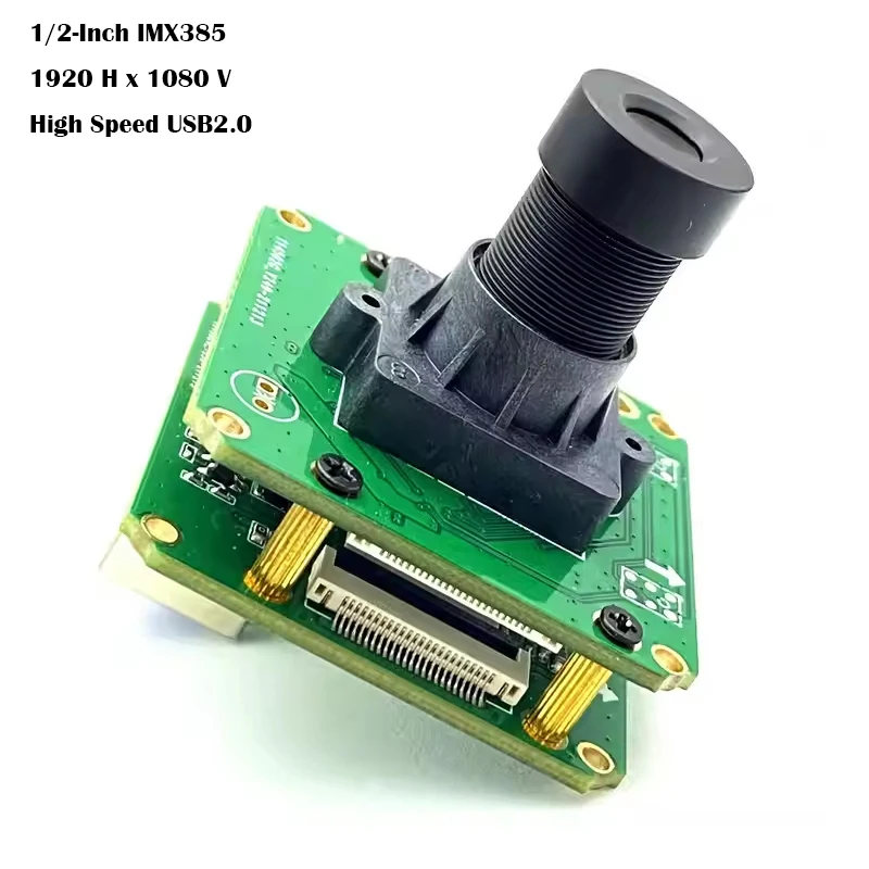 1920x1080 2MP HD IMX385 USB Camera Module Starvis Low illumination 60FPS MJPEG, YUY2 for Machine Vision Security Products