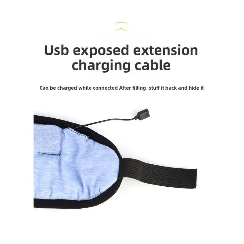 قناع نوم بلوتوث مكبرات صوت مدمجة موسيقى لاسلكية ظلال عيون قيلولة للسفر والتأمل قابل لإعادة الشحن USB قابل للغسل ذكي للبالغين جديد