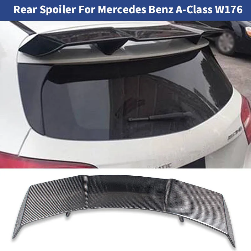 W176 A45 Spoiler for Mercedes Benz a Class W176 A45 A180 A200 A260 2013-2018 High Quality Carbon Fiber & Frp Rear Wing Spoilers