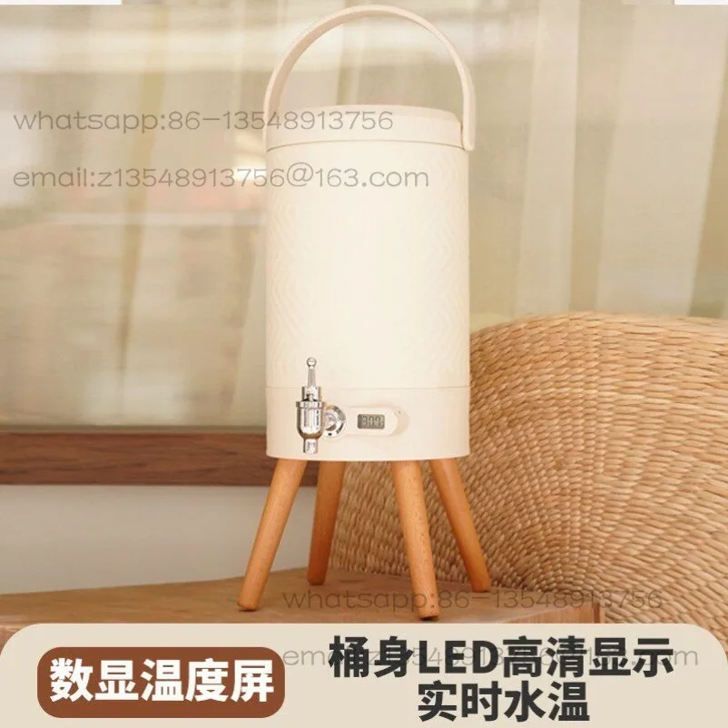 Large Capacity Outdoor Commercial Milk Tea Soy Milk Coffee Insulation Bucket Boiling Bucket Milk Juice Tripod Beverage Machine