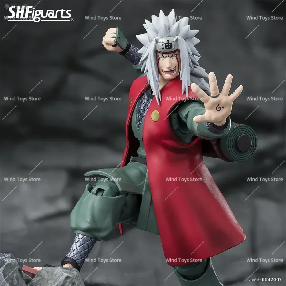 BANDAI ORIGINELE S.H.FIGUARTS 2023 EXCLUSIVE EDITION PVC Action Figure Naruto Uchiha Jiraiya Speelgoed in doos