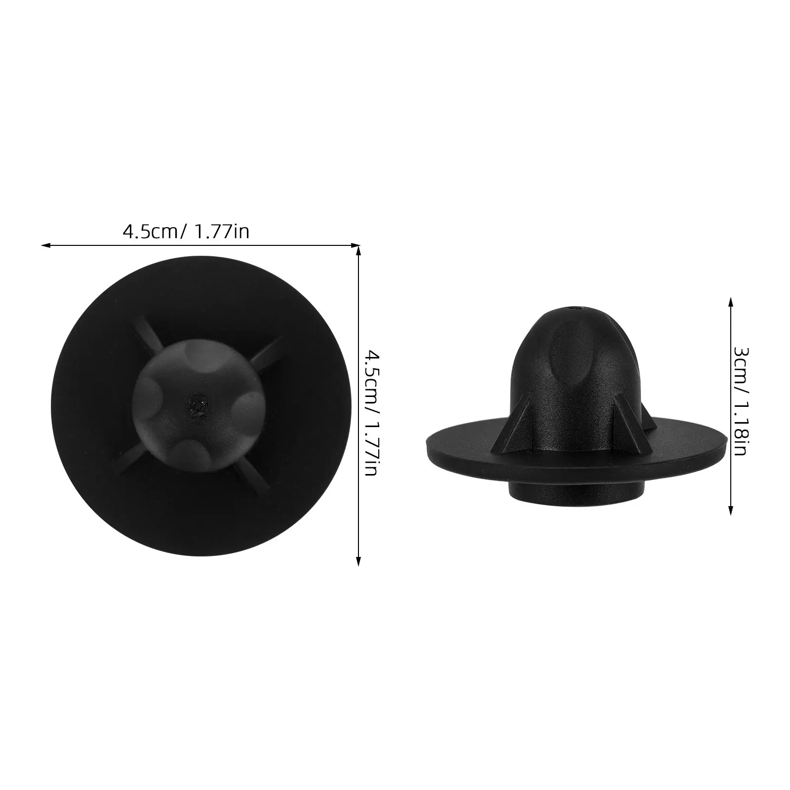 8Pcs Outdoor Chair Foot Caps Anti-Sink Folding Camping Chair Legs Covers Stable Replacement Black Heavy Duty Furniture Pads