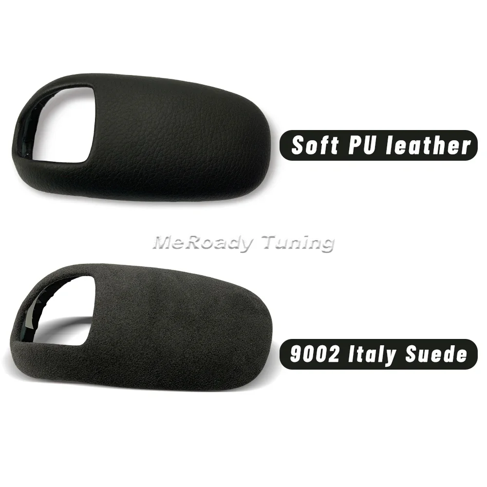 Leather Auto Gear Shift Knob Cover Lever Cap Stick Shifter for Audi A8 D4 4H S8 2012 2013 2014 2015 2016 2017 trim Accessories