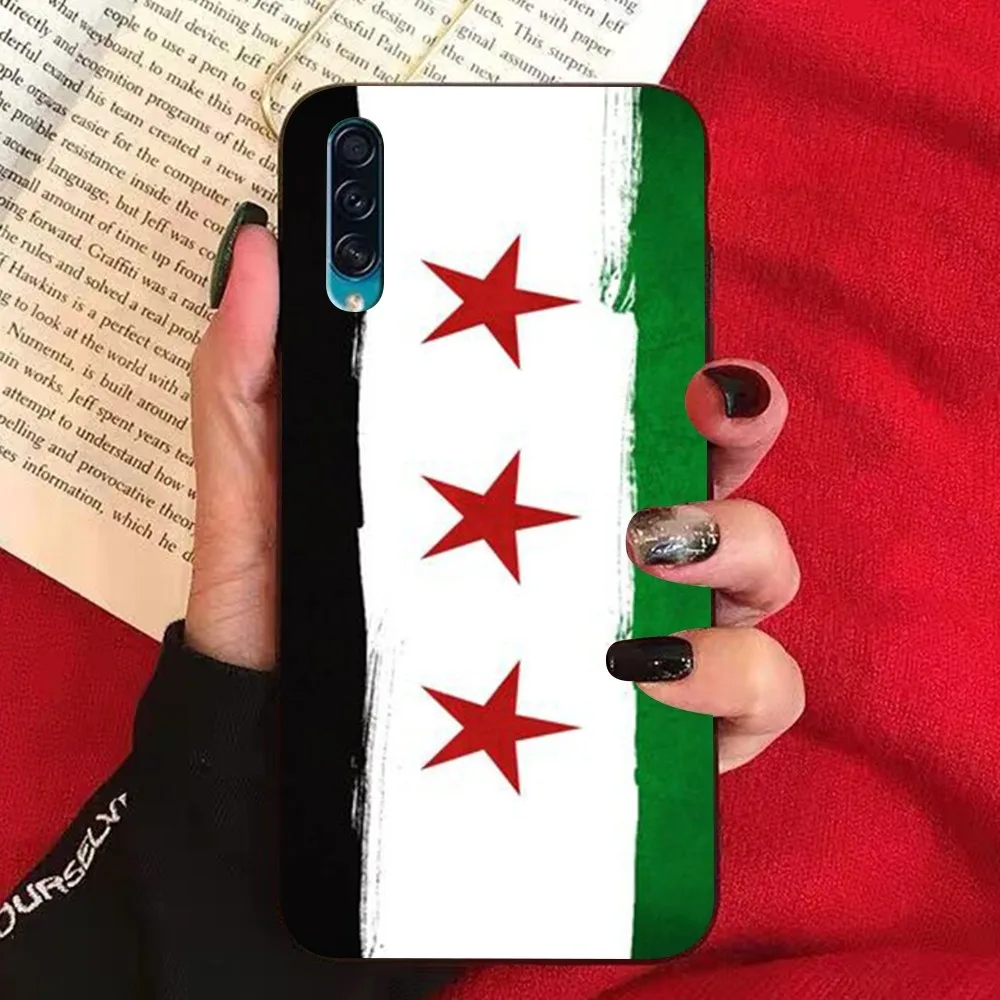 Syria Flag Phone Case For Samsung A 10 11 12 13 20 21 22 30 31 32 40 51 52 53 70 71 72 73 91 13 shell