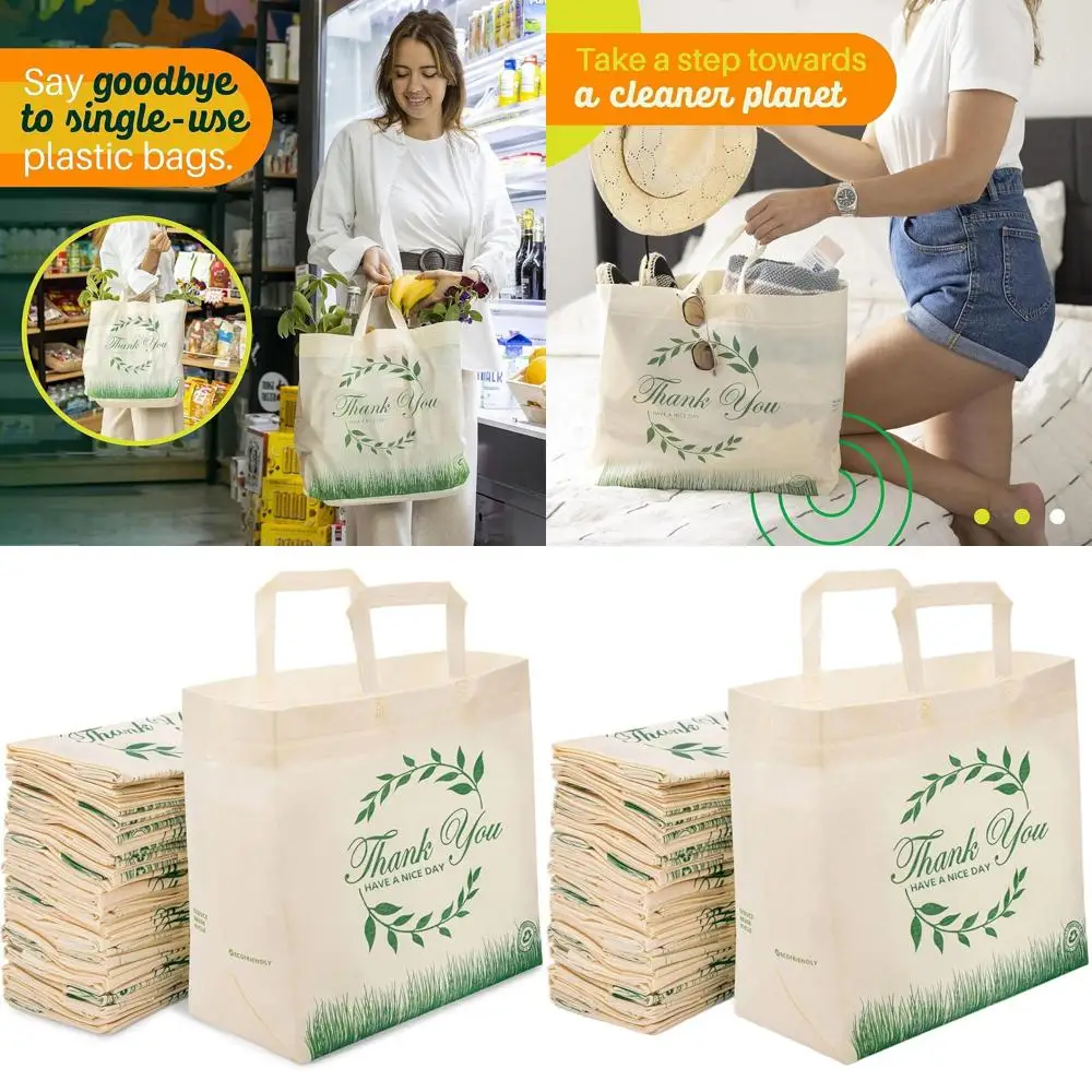 

Экологичные многоразовые сумки для продуктов - прочные, 14.5x14x6.6, большие хозяйственные сумки