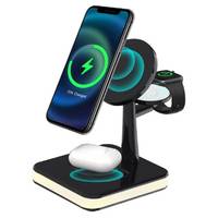 30W Fast Wireless Charger Stand For iPhone 15 14 13 Samsung S20 S21 Apple Watch 8/7 Samsung Galaxy 6/5 3 In 1 Charging Station