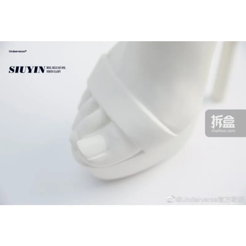 Nowa Oryginalna Edycja Limitowana UV Undercover Seria Butów na Wysokim Obcasie 45 LUV Biało-Czarna Modna Ręcznie Robiona Kolekcja Ozdoba