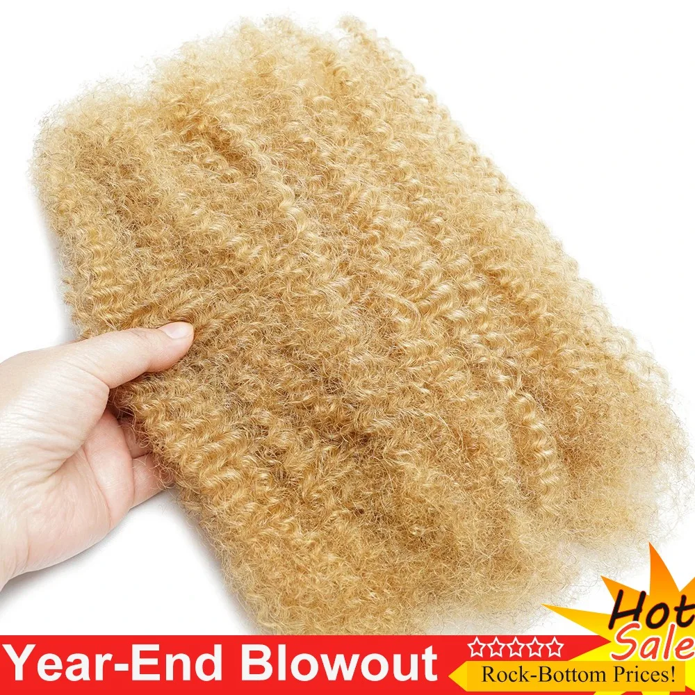 X Human Hair Afro Kinky Bulk 18-44 Inches For Mini Twist 50g Hair Bundles Repair Locs Natural Black For Dreadlock Extensions