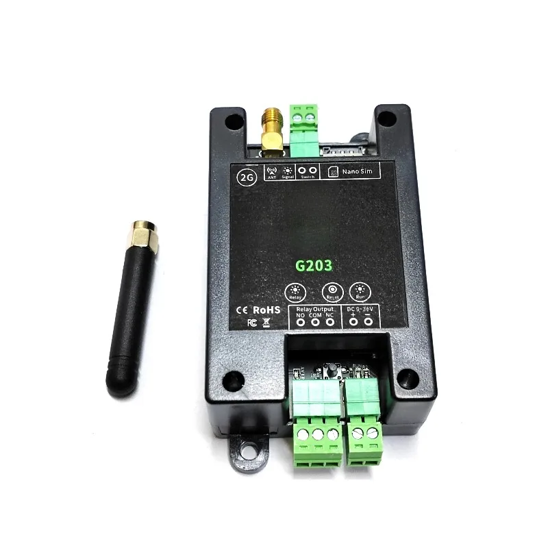 G203 GSM 4G LTE door c troller SMS remote c trol /OFF relay switch for automatic sliding swing door opener