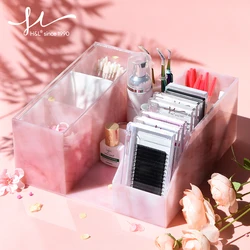 Acrylic Material Storage Box Multifunctional Eyelash Extension Supplies Accessories Organizer Eyelash Makeup Tools