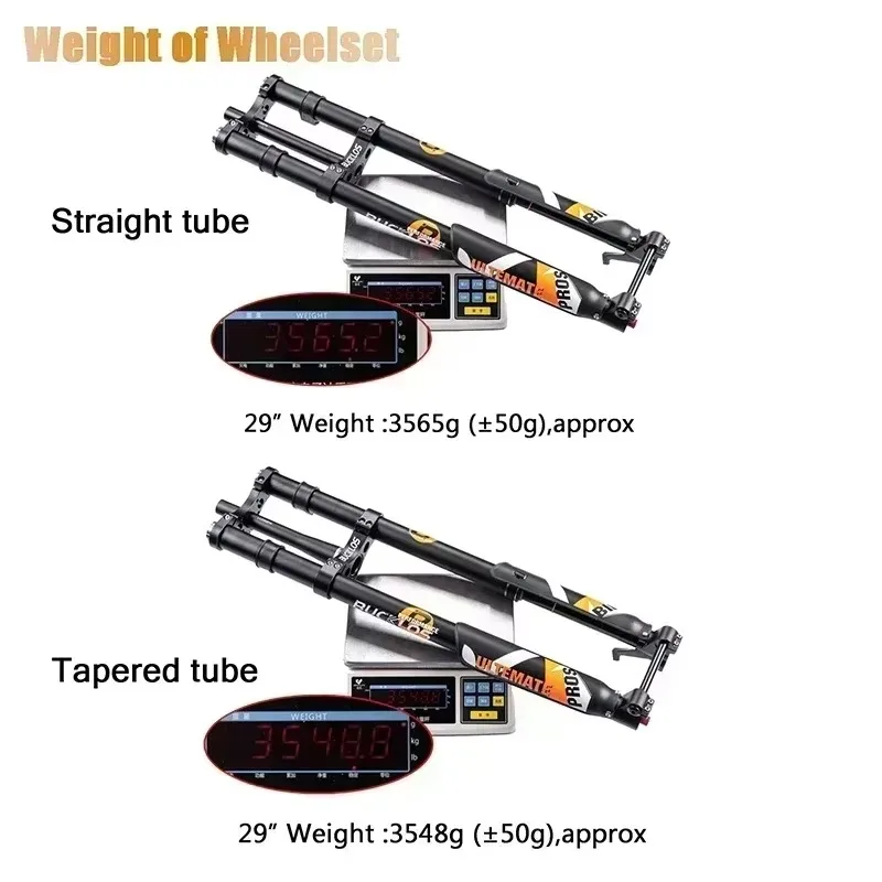 BUCKLOS Inverted Air Spring Fork 29" 180mm Travel BOOST Thru Axle Downhill MTB Ebike Bicycle Front Fork view 6