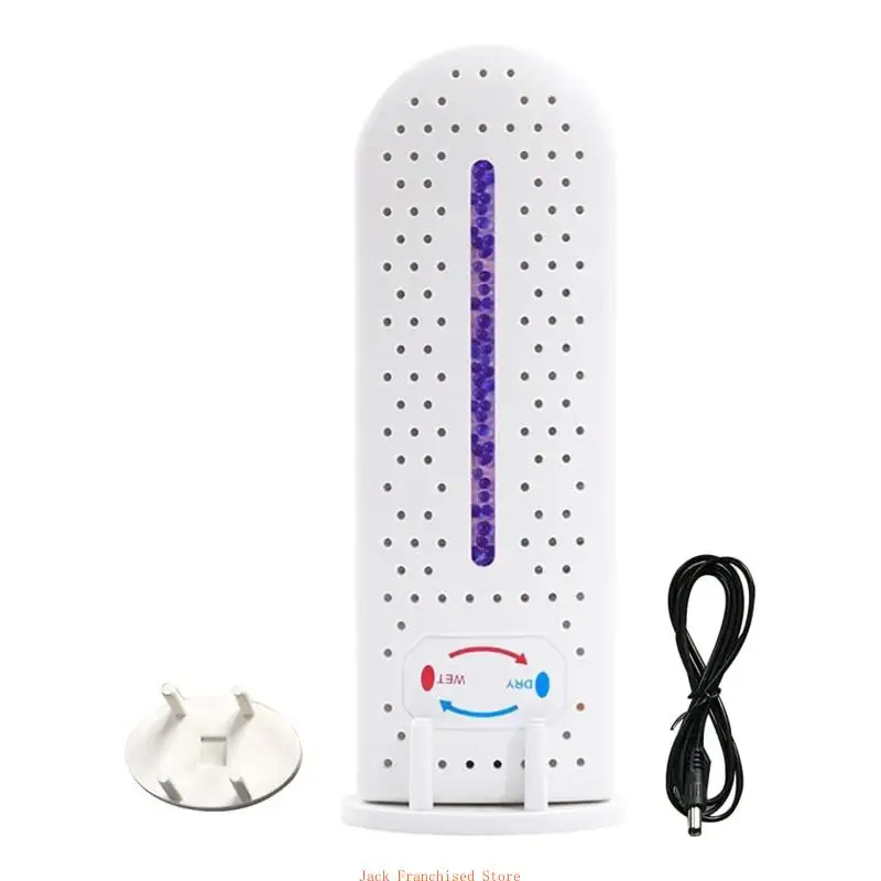 Mini Dehumidifier Rechargeable Cordless Renewable Moisture Absorber for Small Space Bathroom Mildew-proof Moisture-proof