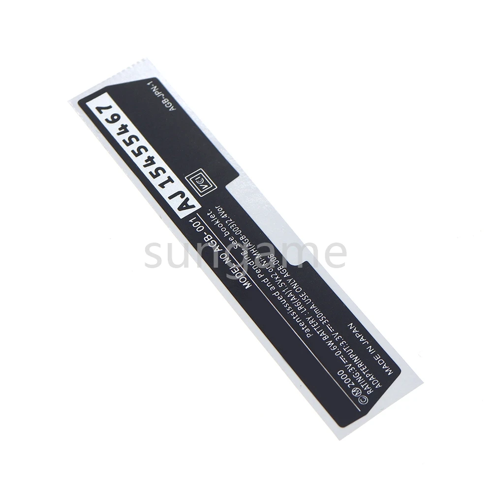 600 Stück neue Etiketten Aufkleber Ersatz für Gameboy Advance für GBA Spielkonsole