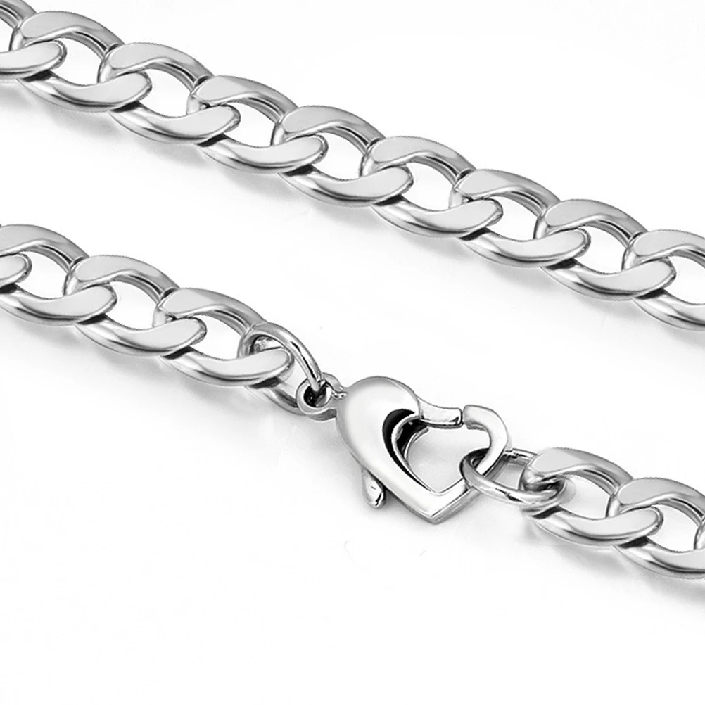 

10pcs Heart Shape Necklace Clasp Bracelet Connector Buckle Jewelry Fastener For Diy Crafts Sturdy Metal Lobster Clasps Locking