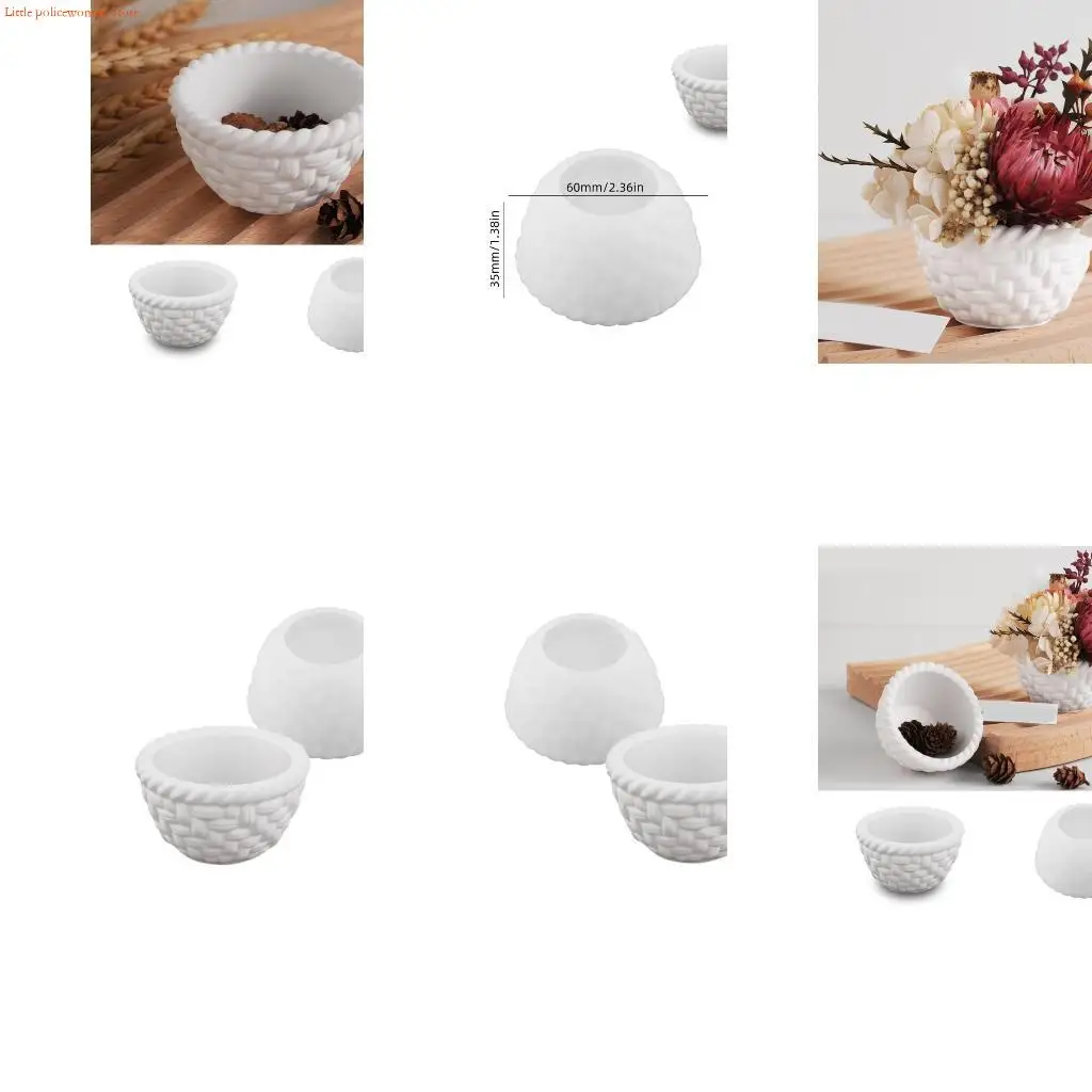 

F92D силиконовые формы для рукоделия, горшки для суккулентов, форма цветочной корзины для рукоделия