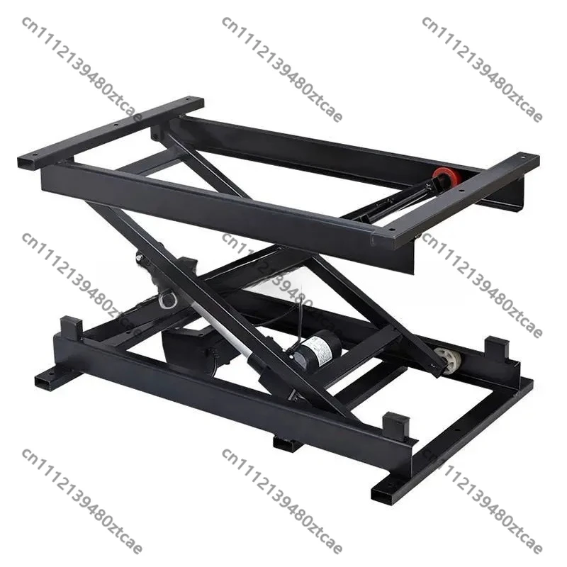 

Multifunctional Lifting Electric Coffee Dining Table, 300kg Load Bearing 24V Remote Control Folding Stable Iron Support Frame
